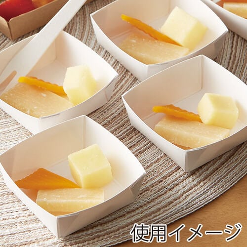 試食用紙トレー JAN付 20袋