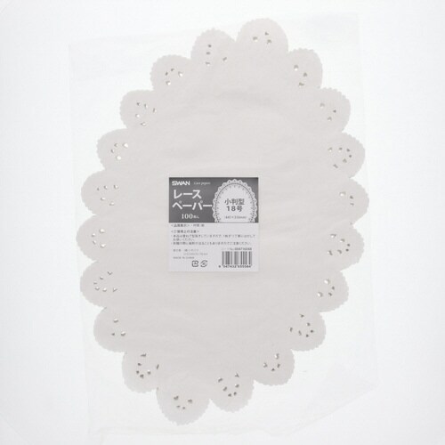 レースペーパー 小判型 18号 25袋