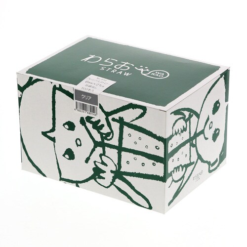 914 Fストロー裸 6×21 クリア 20箱