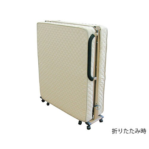S−221IV低反発ウレタン入折畳ベッド