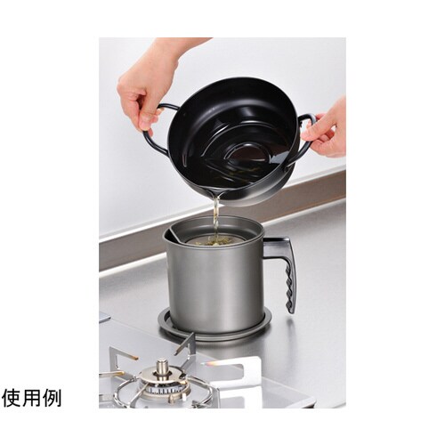 彩食庵 段付天ぷら18cm&木柄フライヤ