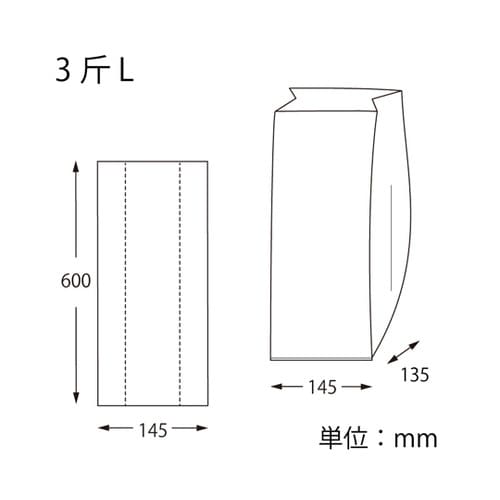 PP食パン袋 3斤用 L 100枚入 0