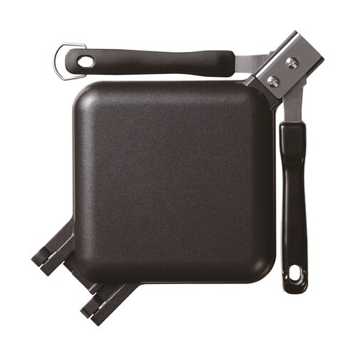 キャンプラス 折りたためるホットサンドメ