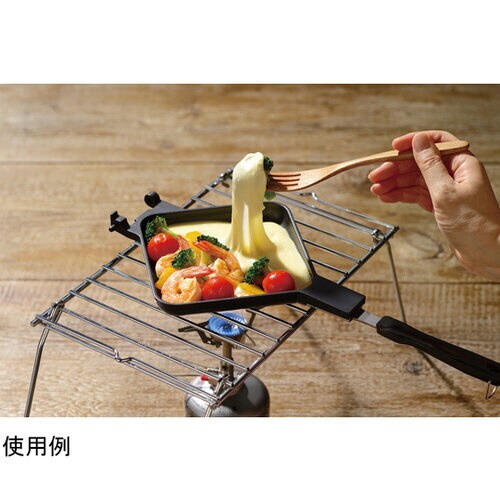 キャンプラス 折りたためるホットサンドメ