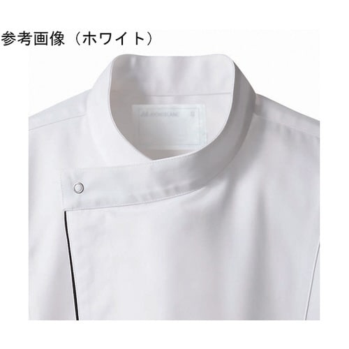 コックコート 兼用 長袖 黒/グレー 6