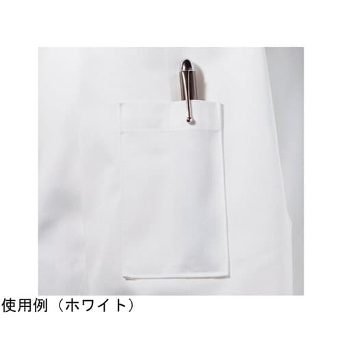 コックコート 兼用 長袖 黒/グレー 6