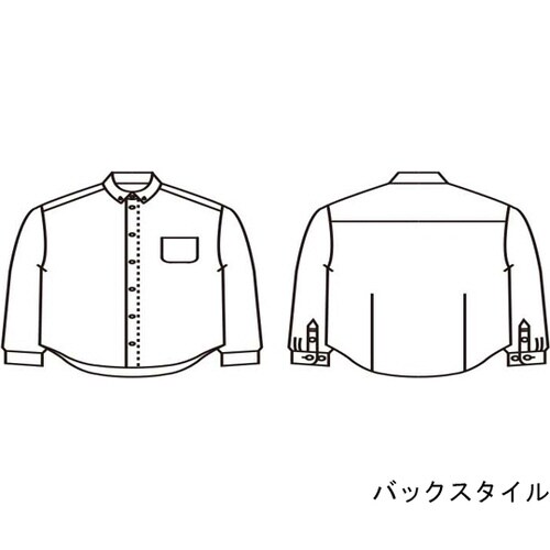 シャツ 兼用 長袖 ブラウンチェック W