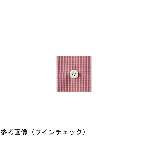 シャツ 兼用7分袖 ワインチェック/白