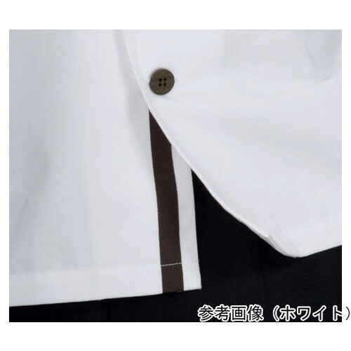 コックジャケット 兼用 長袖 黒/グレー