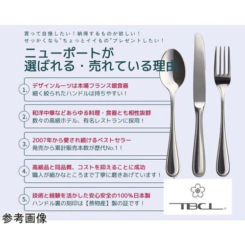ニューポート ソーダスプーン 1本 18
