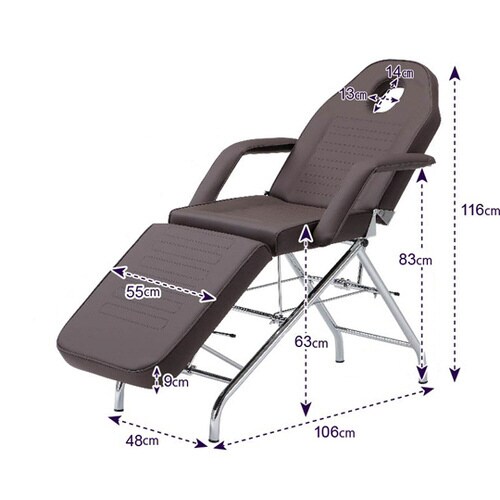 フェイシャルベッド 有孔 ブラウン T−