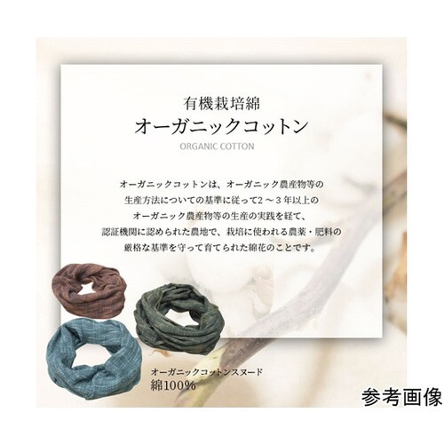 今治オーガニックコットンスヌード グリー