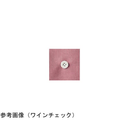 シャツ 兼用7分袖 ブルーチェック/白