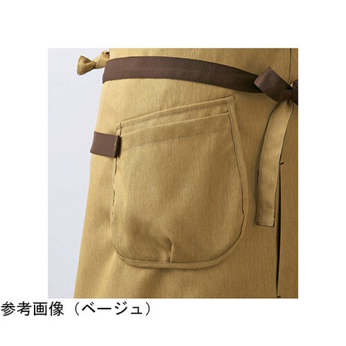 エプロン 兼用 ベージュ/ブラウン OV