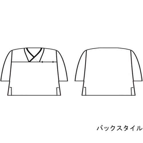 プルオーバー 兼用 7分袖 ネイビー/グ