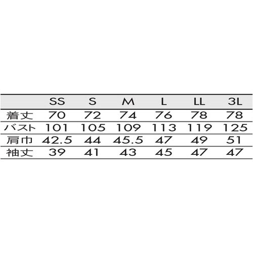 シャツ 兼用 7分袖 ブルーチェック W