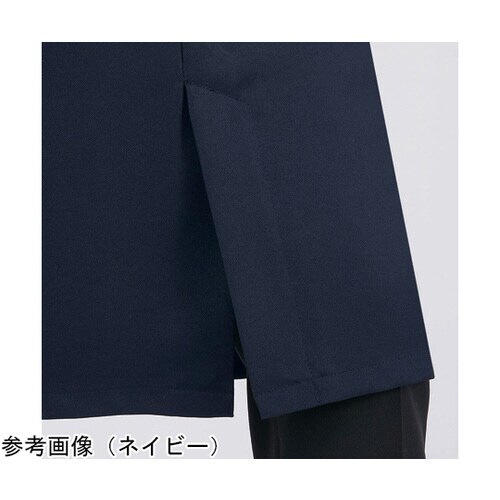 エプロン 兼用 黒/グレー ヒモ収納仕様