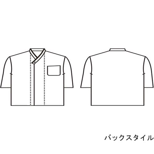 シャツ 兼用 7分袖 オレンジ/黒 2−
