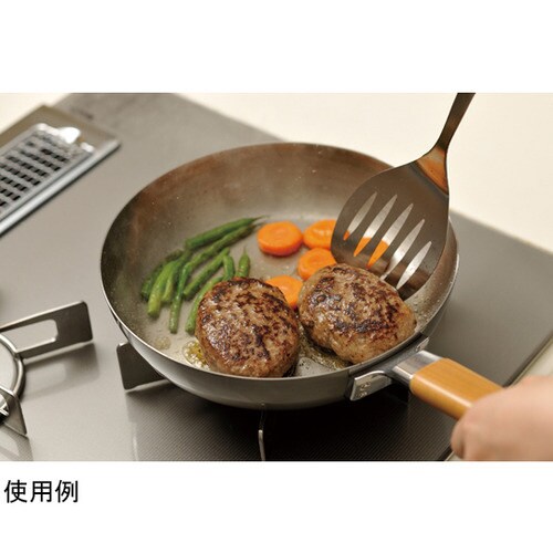 千歳 鉄 木柄フライパン 24cm CS−008