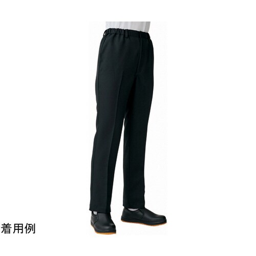 パンツ 兼用 黒 裾ネット付 ノータック