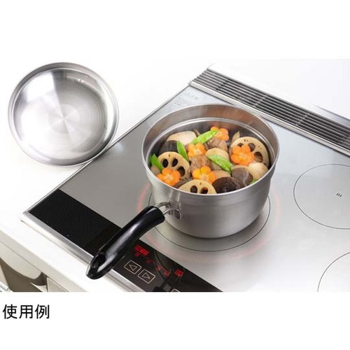 燕三 IHふきこぼれにくい片手鍋 18c