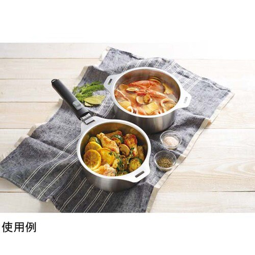 燕三 IH着脱式鍋18・20cm(蒸し台