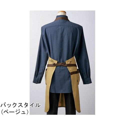 エプロン 兼用 チャコール/カーキ OV