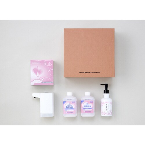 手をまもる消毒ギフトボックス 3076040