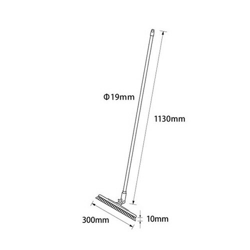 バーキュートプラス機械下清掃用ブラシ 白