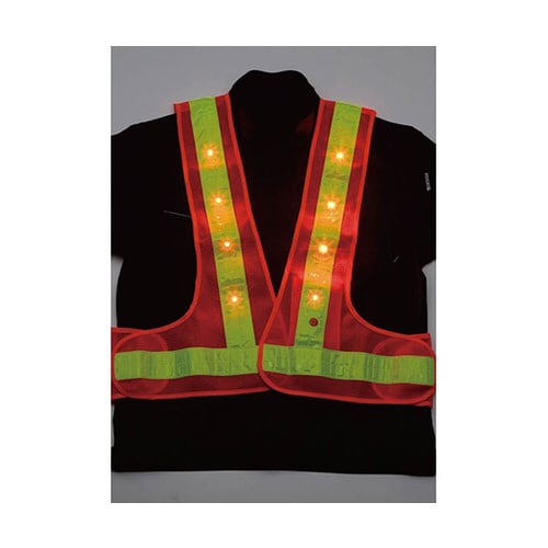 LRD蛍光ベスト オレンジ SV−5936