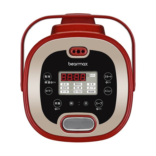 マルチ・ライスクッカー レッド×シャンパ