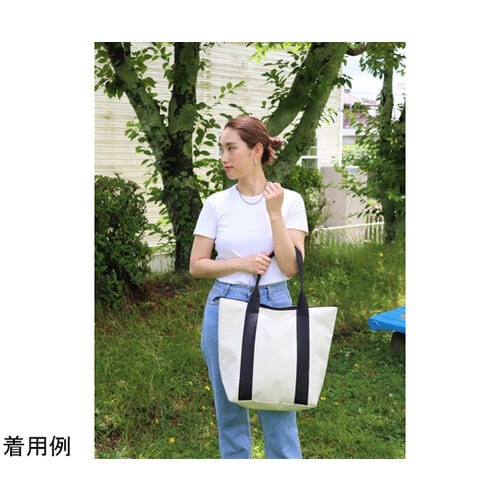 ベーシックモノクロ保冷温バッグ ホワイト 5067