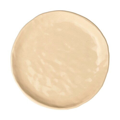 163丸皿 粉引汚染防止加工 50021905