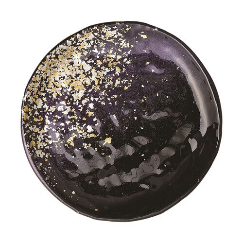 163丸皿 箔舞踊塗 50022040