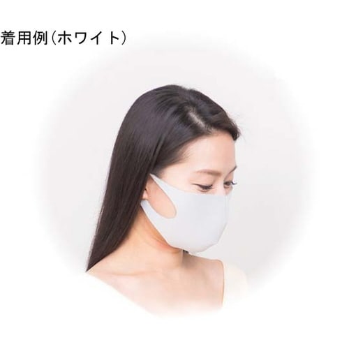 抗菌消臭立体マスク WH(ホワイト)S