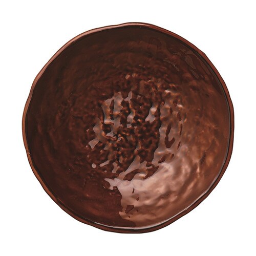 130丸皿 アメ釉塗 50022005