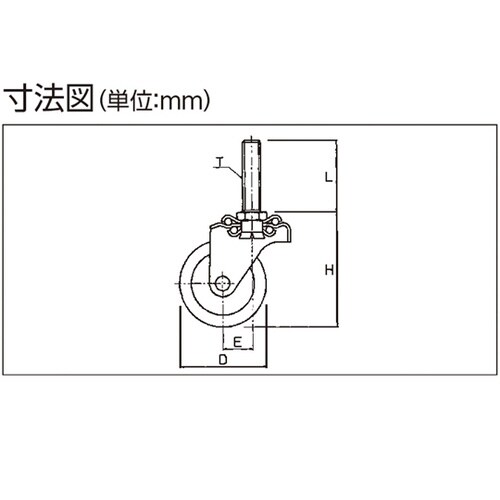 HEA−R100 M16 ねじ自在車ゴム