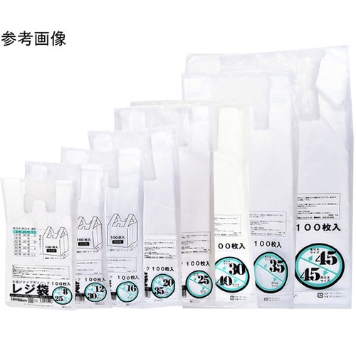 00722145レジ袋乳白東45西45号