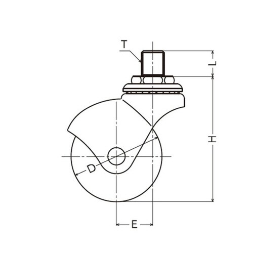 405A30R40 ゴム車輪