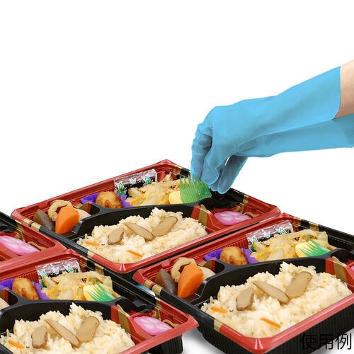 082053 ポリエチレン手袋 ブルーM