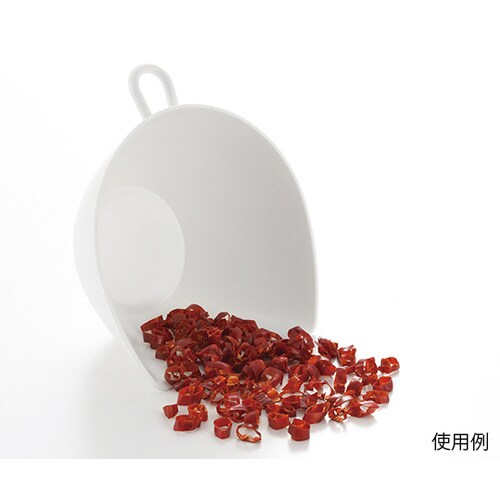 チリトリ ザルボウル Sホワイト MZ−3505