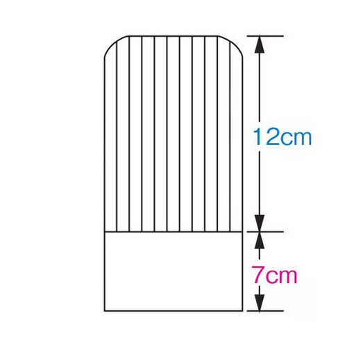 コック帽(2枚) 白 L 471−50 L