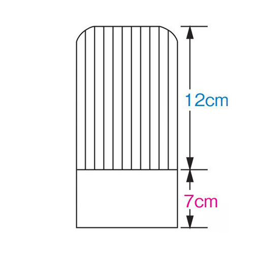コック帽(2枚) 白 3L 471−50 3L