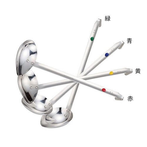 09126857マーカー付縦口レードル緑