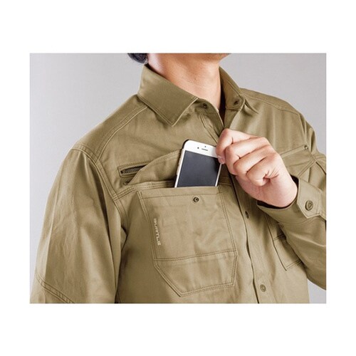 作業服 5L ネイビー 8105−3−5L