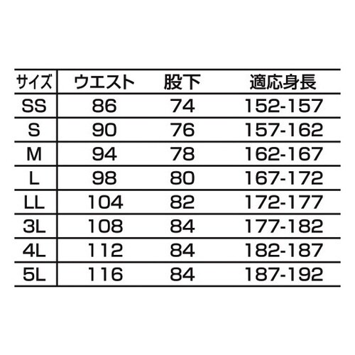 サロペット カーキ 5L 1−3680−K2−5L