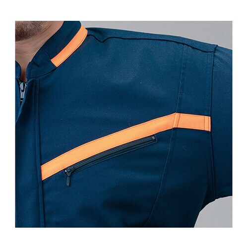 反射型つなぎ服 オレンジ L 12−20