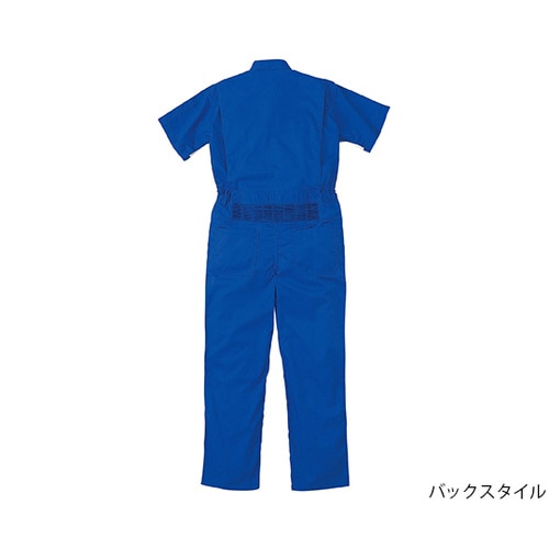 半袖つなぎ服 マリンブルー L 15−5