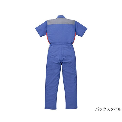 半袖つなぎ服 ロイヤルブルー M 12−