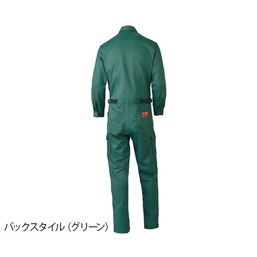 つなぎ服 グリーン 5L 1−2855−GR−5L